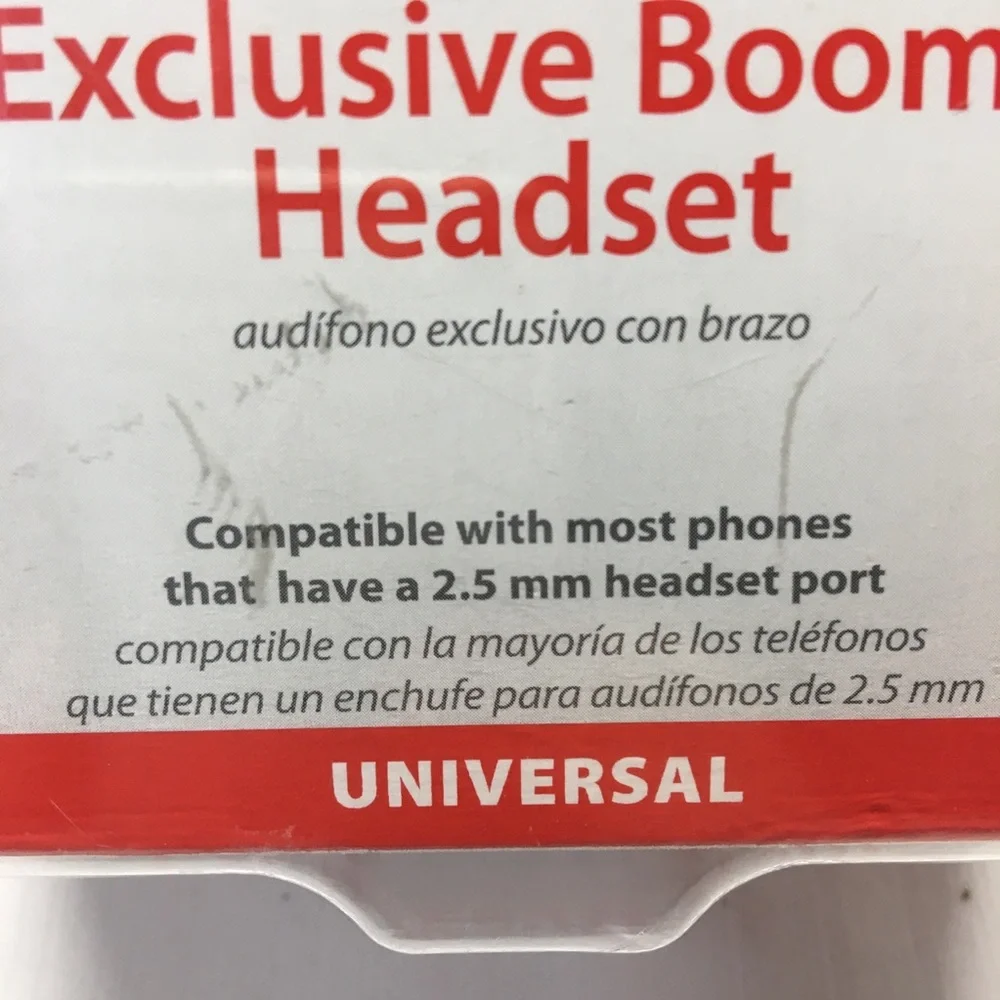 Plantronics VERIZON Boom Headset-Universal. NWT